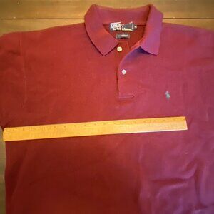 POLO Ralph Lauren, long sleeve, burgandy 100% lambswool sweater